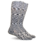 Space Dyed Cotton Grey/White Energy Socks
